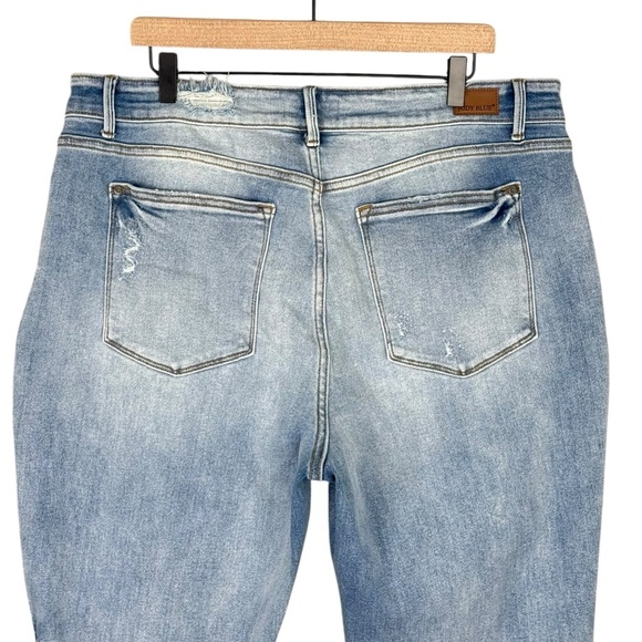Judy Blue Jeans Womens 18W Rory High Rise Straight Fit Stretch Denim Casual Plus - Picture 5 of 8